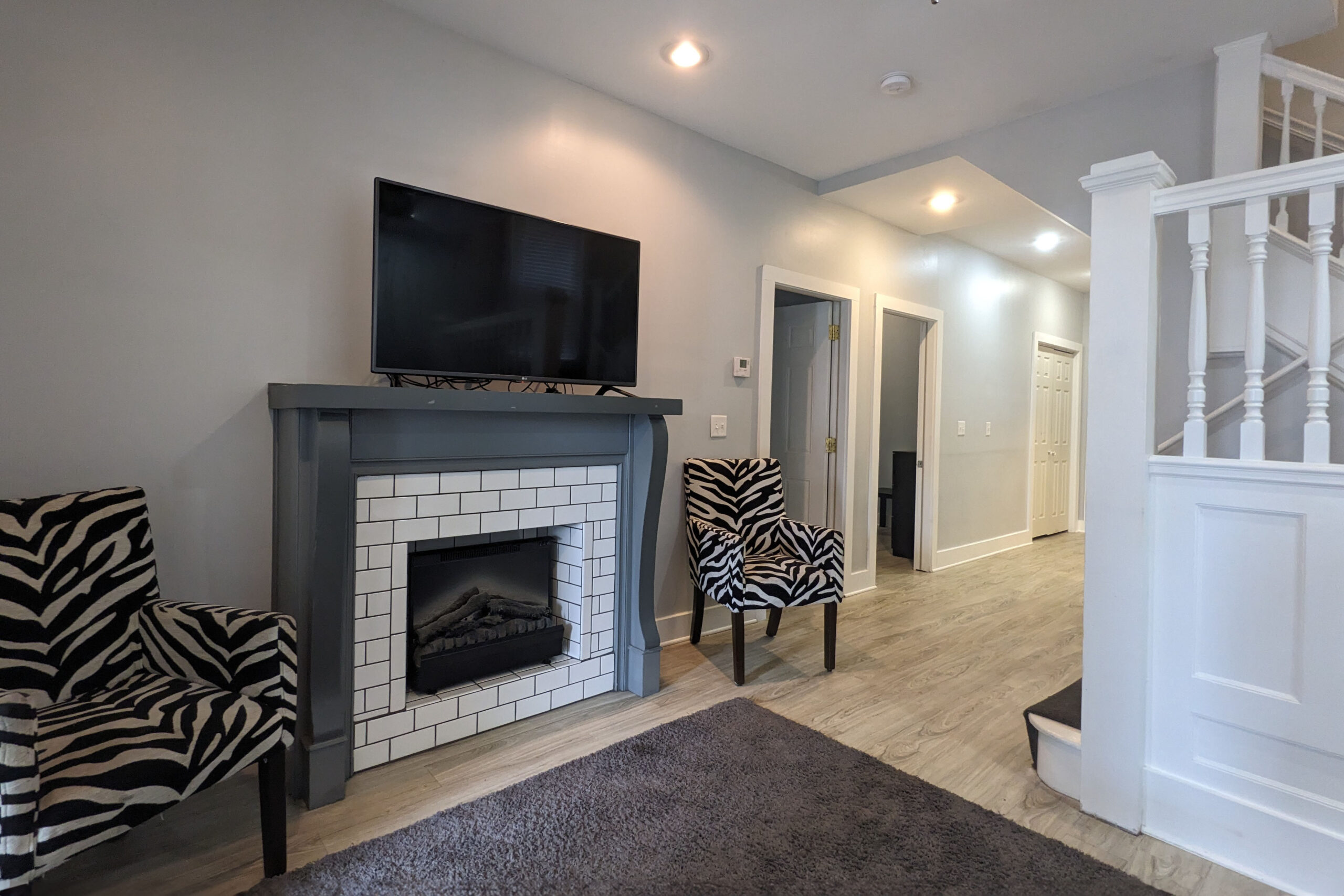 Living room at 109 Frank St.