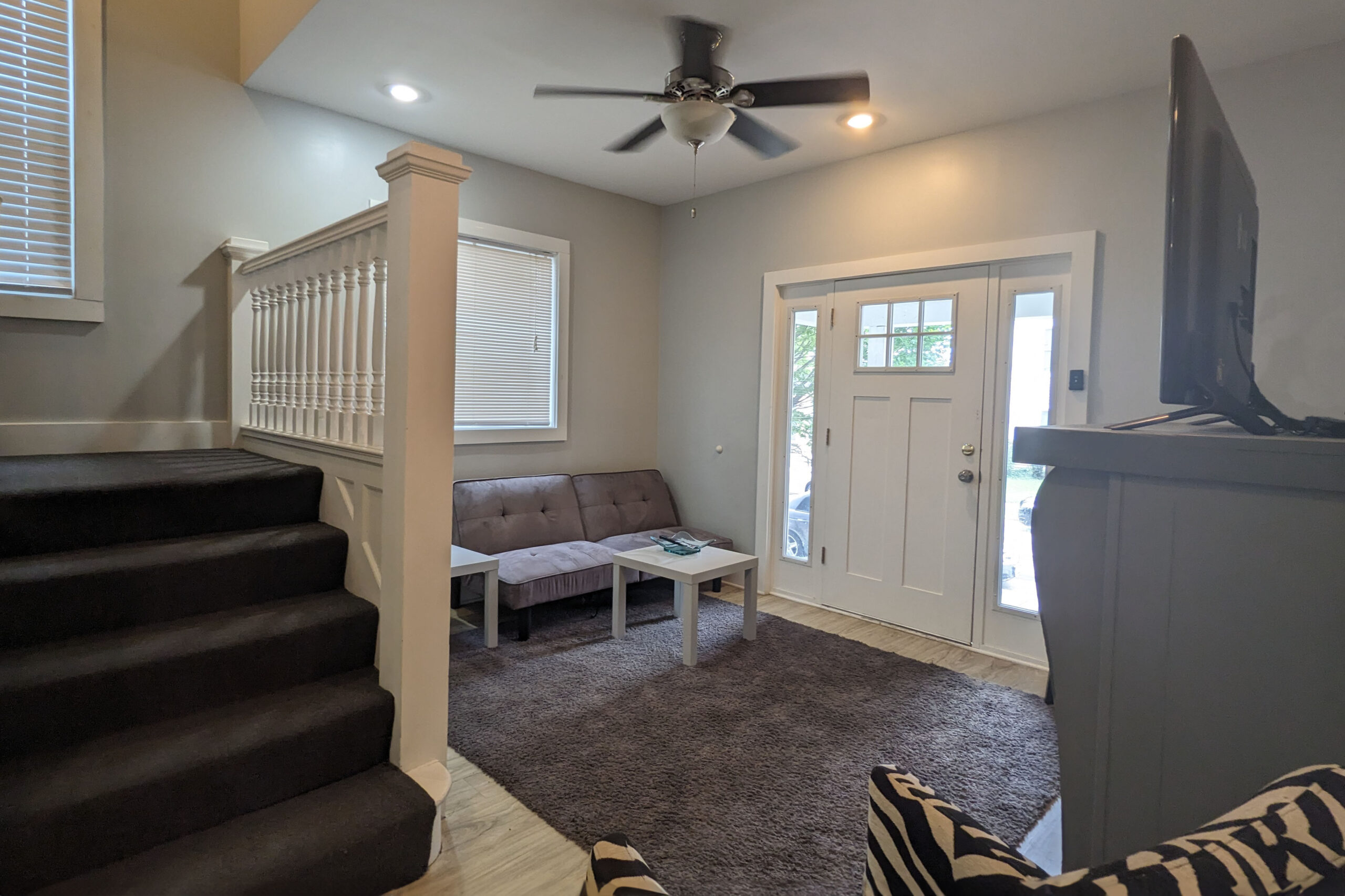 Living room at 109 Frank Street.