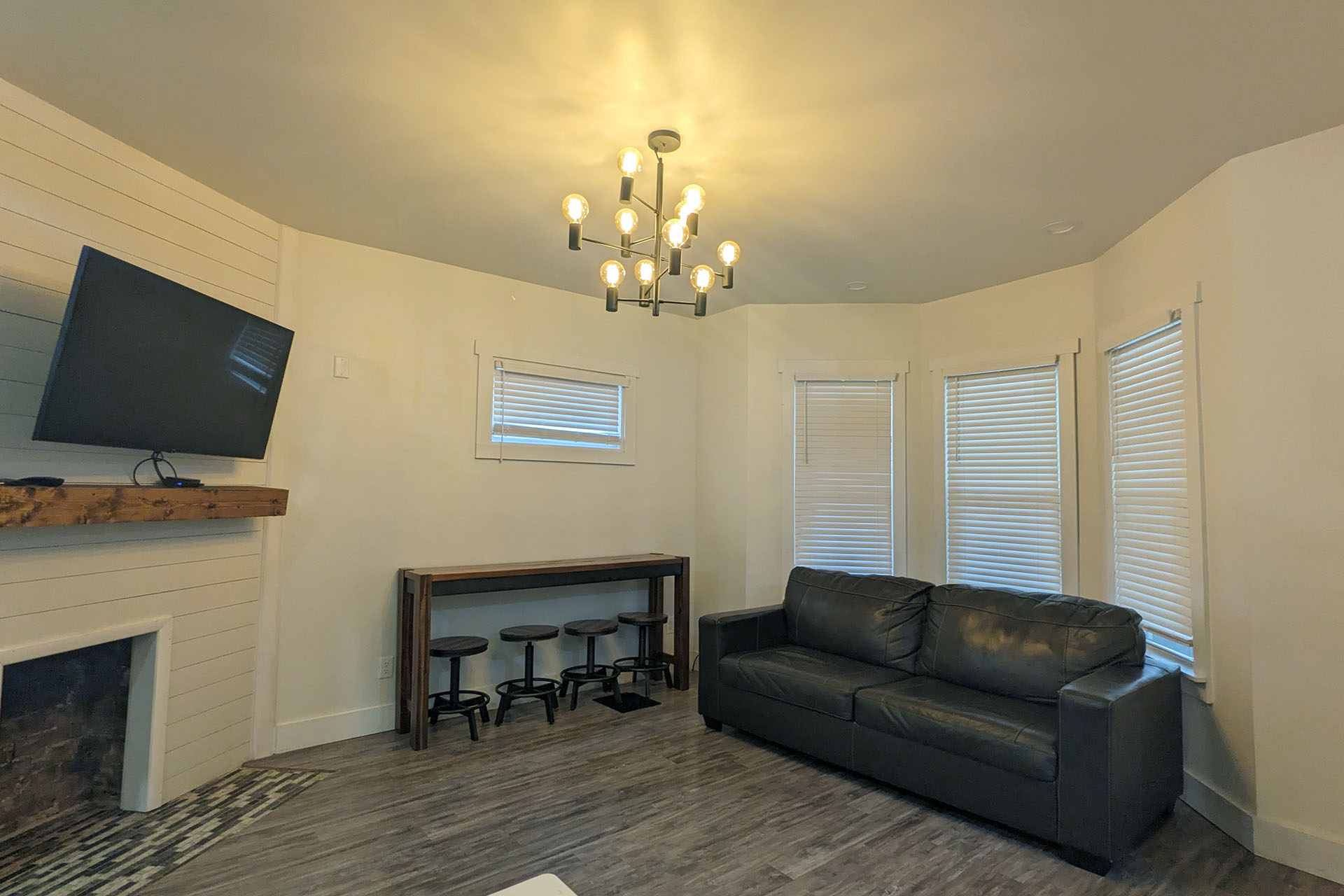 Living room at 39 Frank St. 