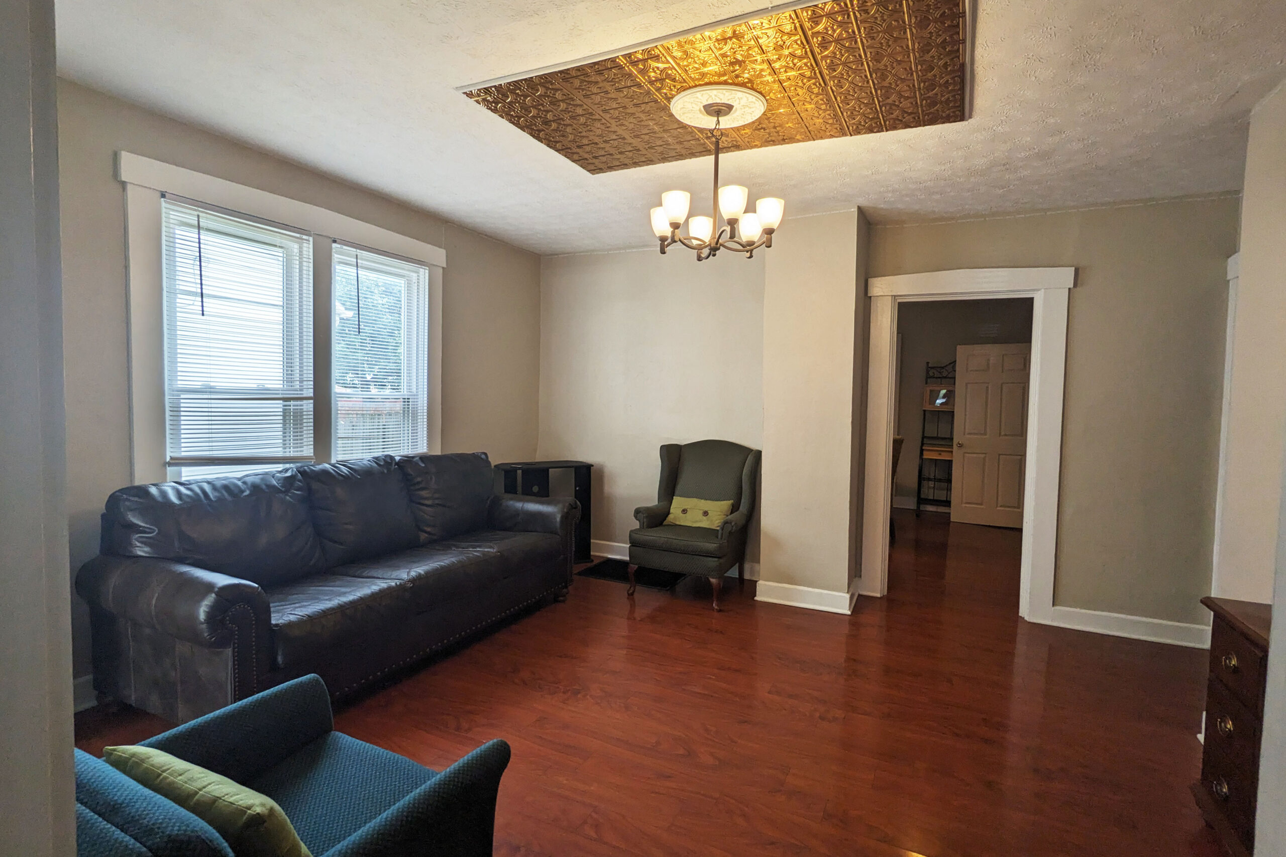 Living room at 44 Jasper St.